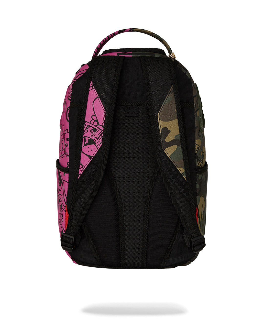 SPLIT PINK AND CAMO DLX BACKPACK
