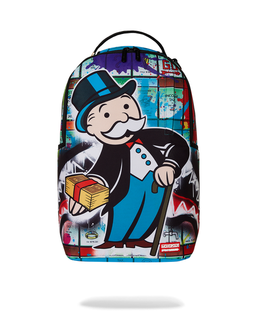 MONOPOLY MAN SPRAYED BOARD DLXR BACKPACK