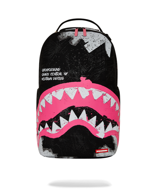SHARK CENTRAL SORBET HAND PAINTED DLX-COTTON BACKPACK