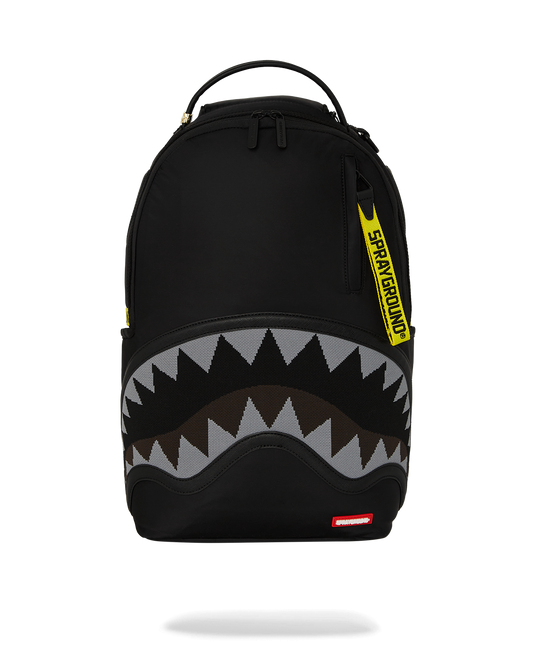 SHARK CENTRAL YELLOW TAPE DLX SATIN BACKPACK