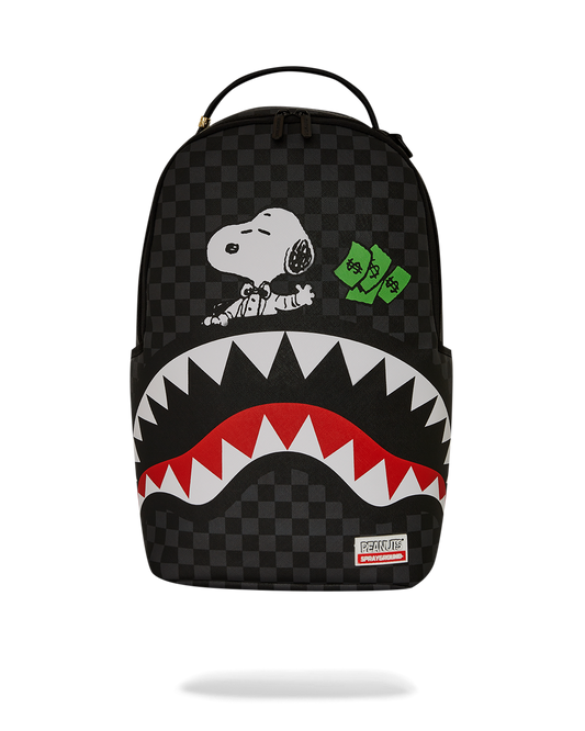 SNOOPY TOP SHARK MONEY DLXSV BACKPACK