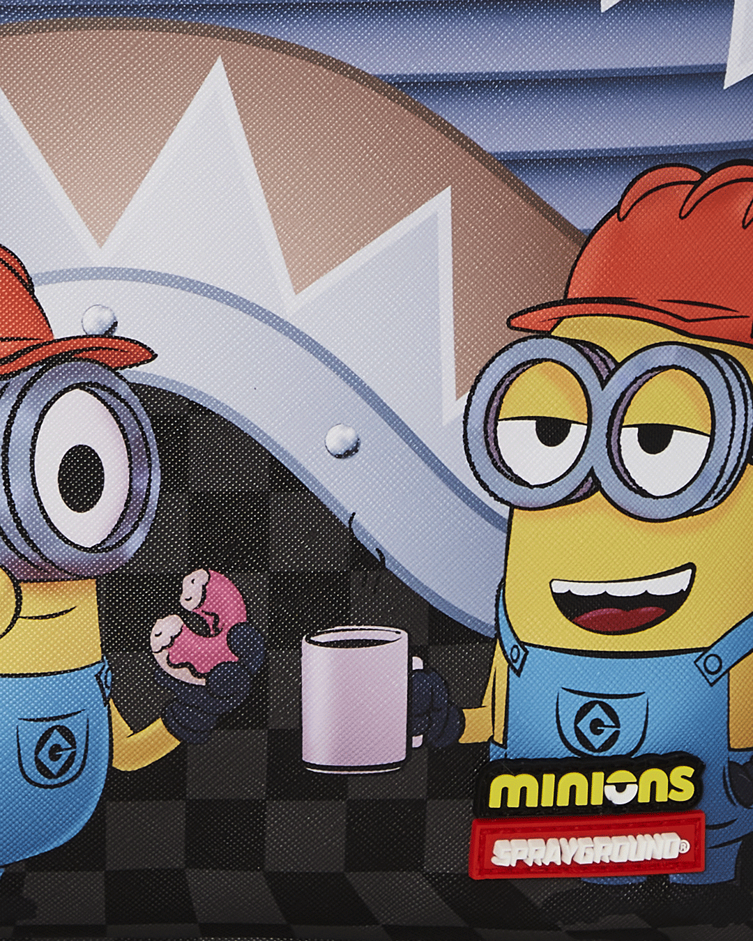 MINION AND SPRAYGROUND SIGN BACKPACK