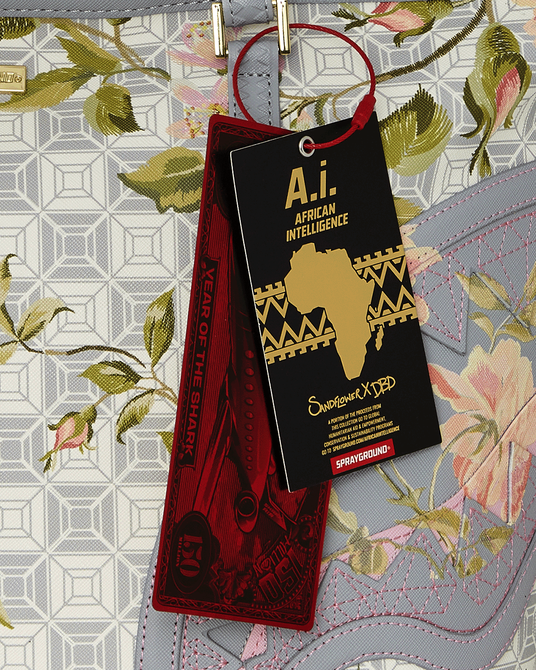 Ai FLORAL TOTE